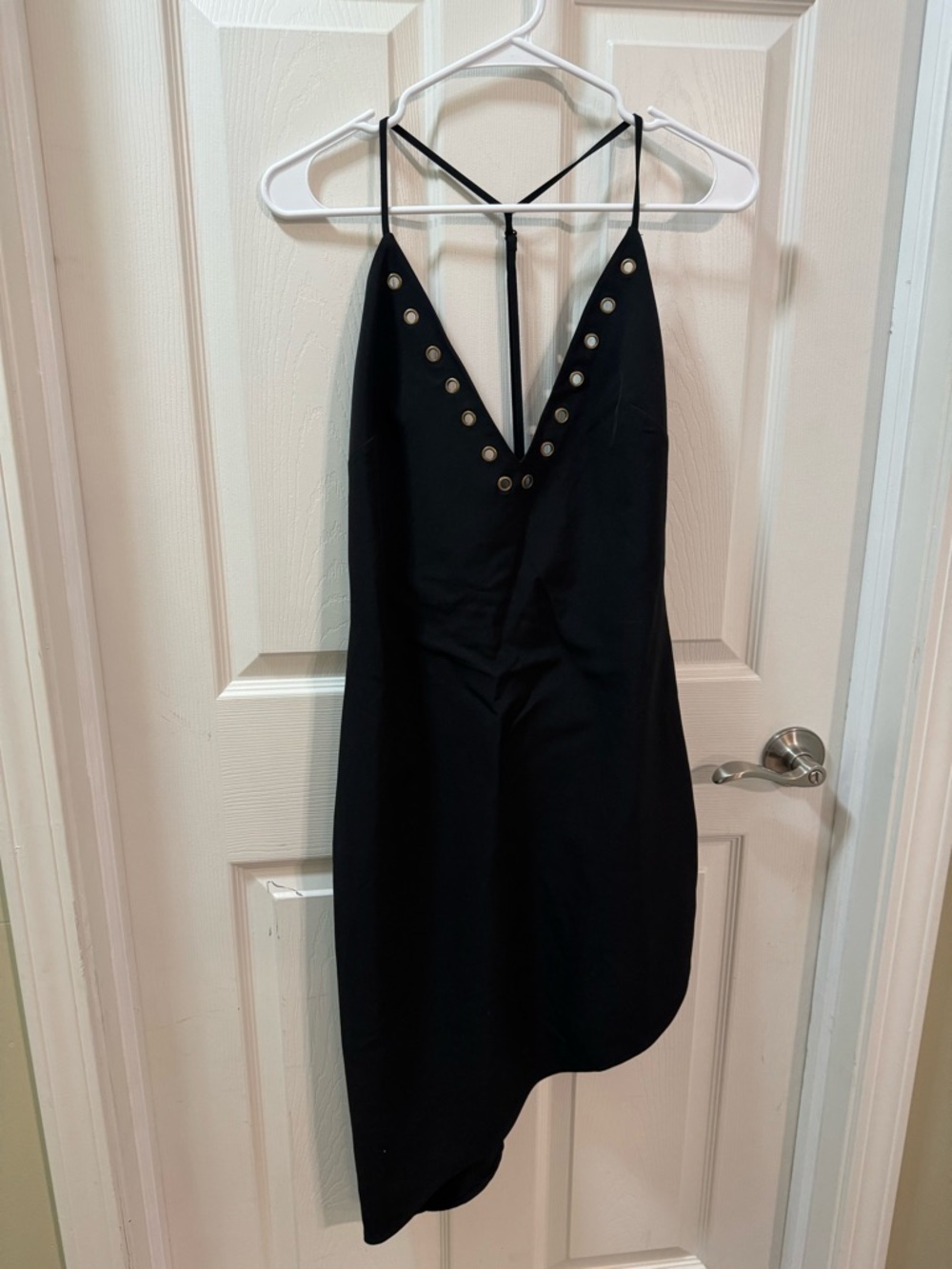 NBD Asymmetrical Black Dress M